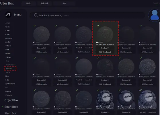 متریال گرانیت مشکی نطنز