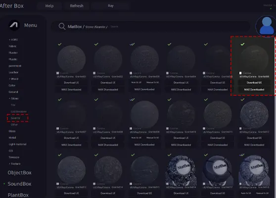 متریال گرانیت مشکی نطنز